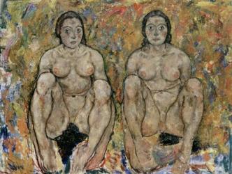 Squatting Women, 1918 | Obraz na stenu