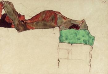 Reclining Male Nude With Green Cloth, 1910 | Obraz na stenu