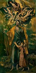 Saint Joseph and the Infant Jesus | Obraz na stenu
