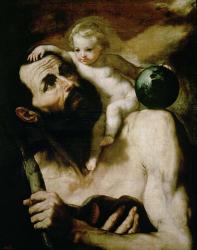 Saint Christopher,1637 | Obraz na stenu