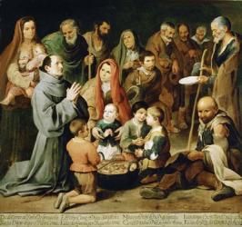 Saint Diego of Alcala Feeds the Poor | Obraz na stenu