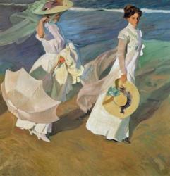 Paseo a Orillas del Mar (Promende on the beach), 1909 | Obraz na stenu