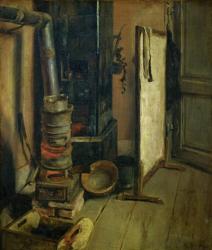 Corner of a Painter's Study, the Stove | Obraz na stenu