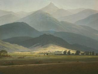 Landscape with Mountains | Obraz na stenu