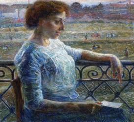 Sister on the Balcony 1909 | Obraz na stenu