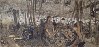 Weapon factory at Lyon: the Turns, 1916-1917 | Obraz na stenu