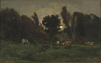 The Graveyard At Villerville (Calvados), 1875 | Obraz na stenu