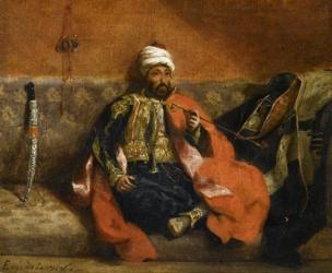Turk, Smoking on a Divan | Obraz na stenu