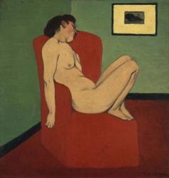 Woman Seated in an Armchair | Obraz na stenu
