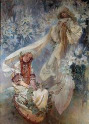 Madonna of the Lilies, 1905 | Obraz na stenu