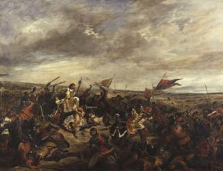 The Battle of Poitiers, 1830 | Obraz na stenu