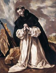 St Dominic in Prayer | Obraz na stenu