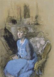 Woman in Blue, c. 1925-1930 | Obraz na stenu