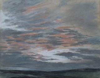 Study of Sky with Setting Sun, c. 1849 | Obraz na stenu