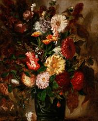 Flowers in an Earthenware Pot, 1847 | Obraz na stenu