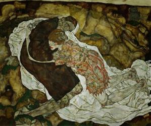 Death And The Maiden, 1915 | Obraz na stenu