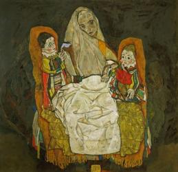Mother With Two Children, 1915 | Obraz na stenu