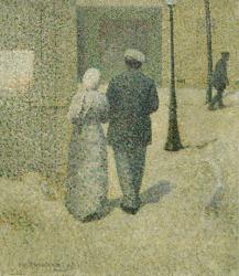 Couple In The Street, 1887 | Obraz na stenu