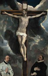 Crucifixion with Two Donors | Obraz na stenu