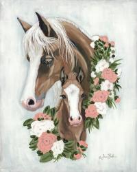 Floral Ponies | Obraz na stenu