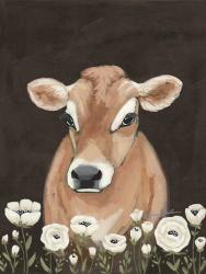 Cow With Flowers | Obraz na stenu