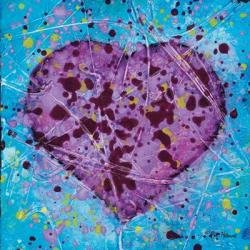 Emotions Scenes Purple Heart | Obraz na stenu
