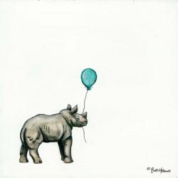Nursery Rhino | Obraz na stenu