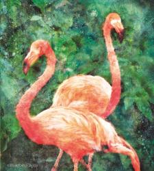 Flamingos | Obraz na stenu