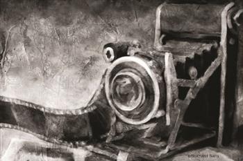 Vintage Camera Black and White | Obraz na stenu