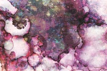 Abstract Violet Ink Wash | Obraz na stenu