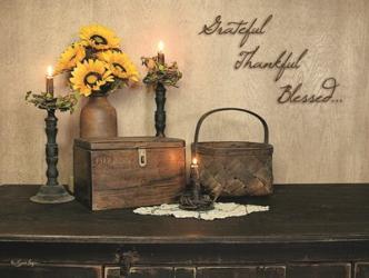 Grateful, Thankful, Blessed | Obraz na stenu