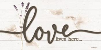 Love Lives Here | Obraz na stenu
