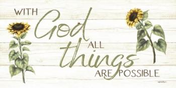 With God All Things Are Possible | Obraz na stenu