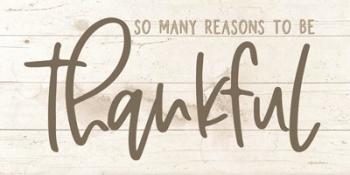 So Many Reasons to be Thankful | Obraz na stenu