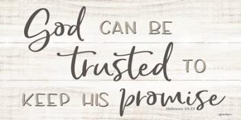 God Can Be Trusted | Obraz na stenu