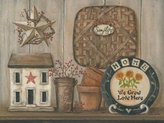Home Country Shelf | Obraz na stenu