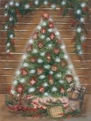 A Log Cabin Christmas | Obraz na stenu