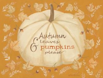 Autumn Leaves & Pumpkin | Obraz na stenu