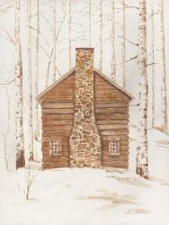 Wintery Cabin | Obraz na stenu