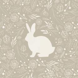 Floral Rabbit | Obraz na stenu