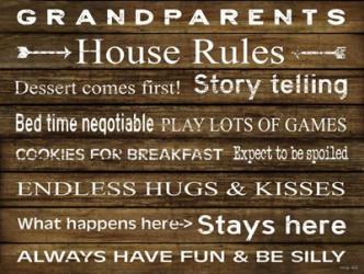Grandparents House Rules | Obraz na stenu