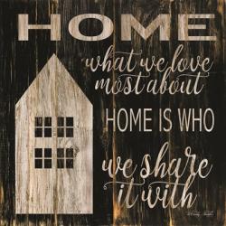 Home is Who We Share It With | Obraz na stenu