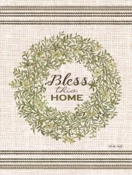 Bless This Home Wreath | Obraz na stenu
