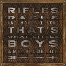 Rifle Racks in Moose Tracks | Obraz na stenu