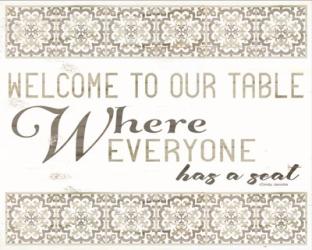 Welcome to Our Table | Obraz na stenu