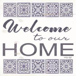 Welcome to Our Home Tile | Obraz na stenu