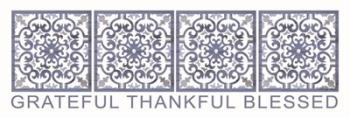 Grateful, Thankful, Blessed | Obraz na stenu