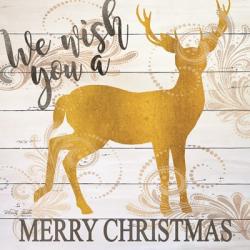 We Wish You a Merry Christmas Deer | Obraz na stenu