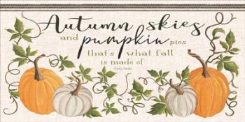 Autumn Skies and Pumpkin Pies | Obraz na stenu