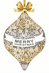 Merry Christmas Ornament | Obraz na stenu